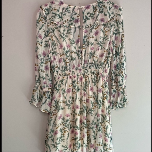 Free People cream, green and pink floral dress - Picture 11 of 13